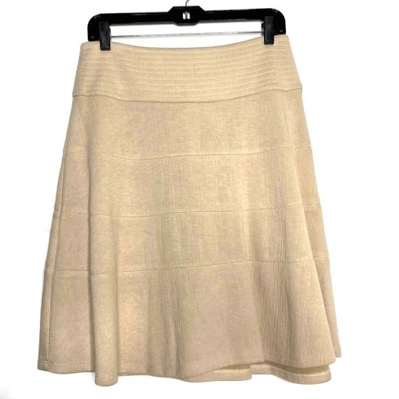 Natori Dresses & Skirts - Josie Natori Tiered Tan Circle Skirt Sz 10 NWT